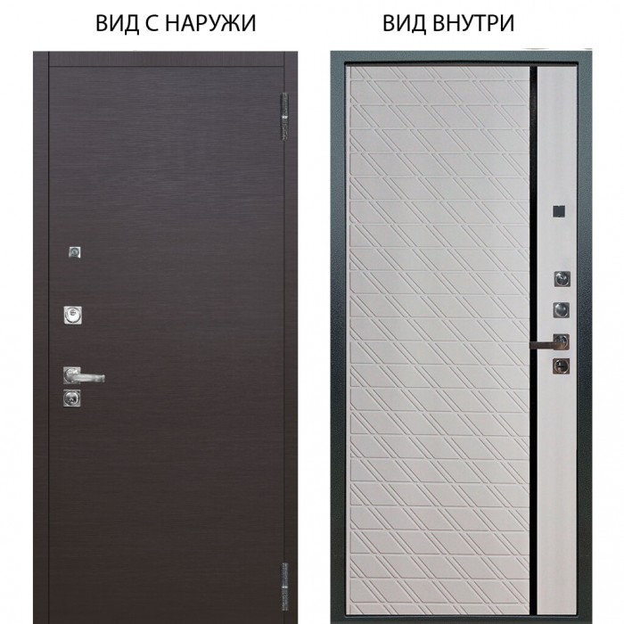 Люкс про 3К / Элегант Венге горизонт / Тори Софт милк