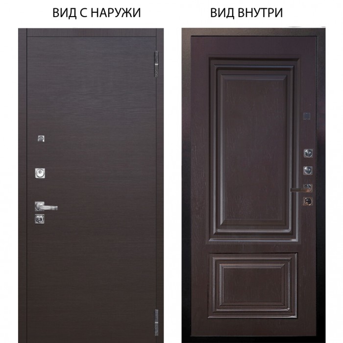 Люкс про 3К / Элегант Венге горизонт / Элион Горький шоколад