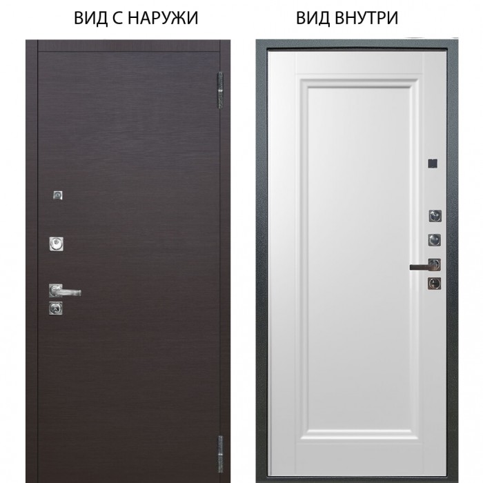 Люкс про 3К / Элегант Венге горизонт / Анастасия 1 Белый снег