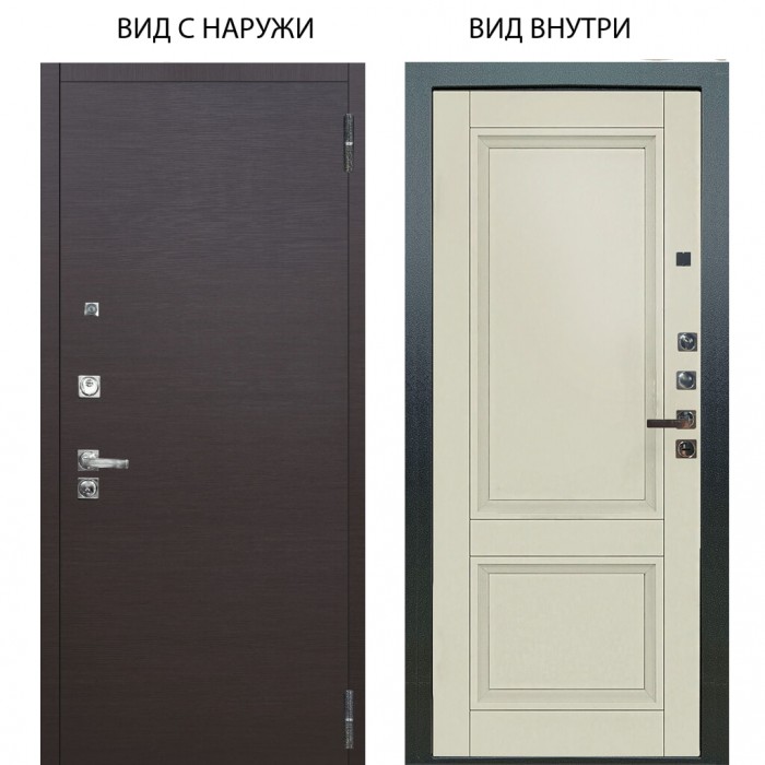 Люкс про 3К / Элегант Венге горизонт / Анастасия 2 Ваниль винил