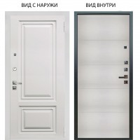 Люкс про 3К / Элион МВР белый / Агат Вельвет белый горизонт