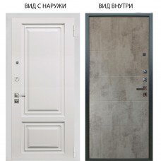 Люкс про 3К / Элион МВР белый / Агат Светлый бетон