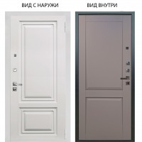 Люкс про 3К / Элион МВР белый / Ариана Серая эмаль