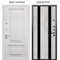 Люкс про 3К / Элион МВР белый / Дуэт Белое дерево вставки Кензо