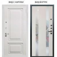 Люкс про 3К / Элион МВР белый / Дуэт Белое дерево вставки Николь