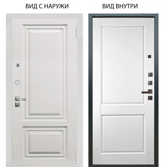 Люкс про 3К / Элион МВР белый / Соренто Белая эмаль