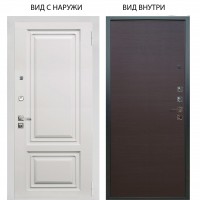 Люкс про 3К / Элион МВР белый / Элегант Венге горизонт