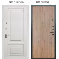 Люкс про 3К / Элион МВР белый / Элегант Рустик соломенный