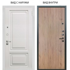 Люкс про 3К / Элион МВР белый / Элегант Рустик соломенный