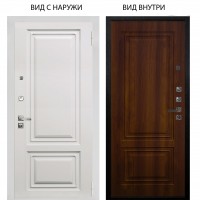 Люкс про 3К / Элион МВР белый / Элион Дуб рустикальный