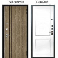 Люкс про 3К / Гейджи Орех мраморный / Ариана Белая эмаль