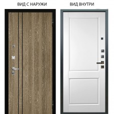 Люкс про 3К / Гейджи Орех мраморный / Соренто Белая эмаль
