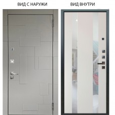 Люкс про 3К / Корсо Силк флай / Дуэт Белое дерево вставки Николь