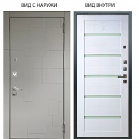 Люкс про 3К / Корсо Силк флай / Александра Белый глянец