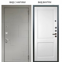 Люкс про 3К / Корсо Силк флай / Соренто Белая эмаль