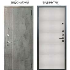 Люкс про 3К / Лофт Темный бетон / Агат Вельвет белый горизонт