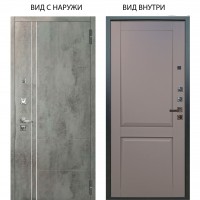 Люкс про 3К / Лофт Темный бетон / Ариана Серая эмаль