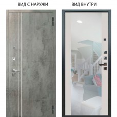 Люкс про 3К / Лофт Темный бетон / Вояж Белое дерево