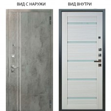 Люкс про 3К / Лофт Темный бетон / Александра Белая лиственница