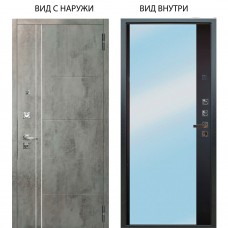 Люкс про 3К / Лофт Темный бетон / Магнум Черный софт