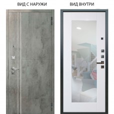 Люкс про 3К / Лофт Темный бетон / Милли Роял вуд белый