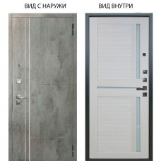 Люкс про 3К / Лофт Темный бетон / Мирра Белая лиственница