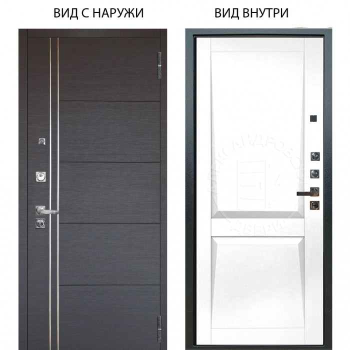 Люкс про 3К / Лофт Венге горизонт / Ариана Белая эмаль