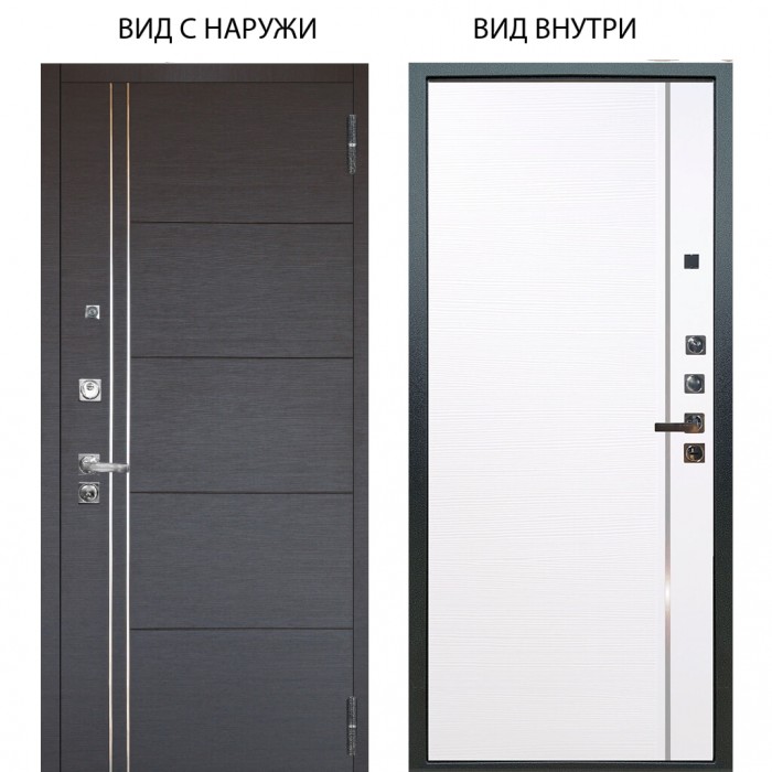 Люкс про 3К / Лофт Венге горизонт / Гауда Роял вуд белый