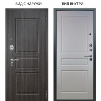 Люкс про 3К / Лофт Венге горизонт / Каролина Белая эмаль