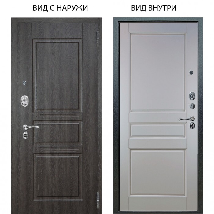 Люкс про 3К / Лофт Венге горизонт / Каролина Белая эмаль