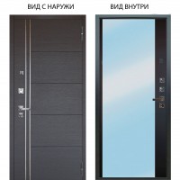 Люкс про 3К / Лофт Венге горизонт / Магнум Черный софт