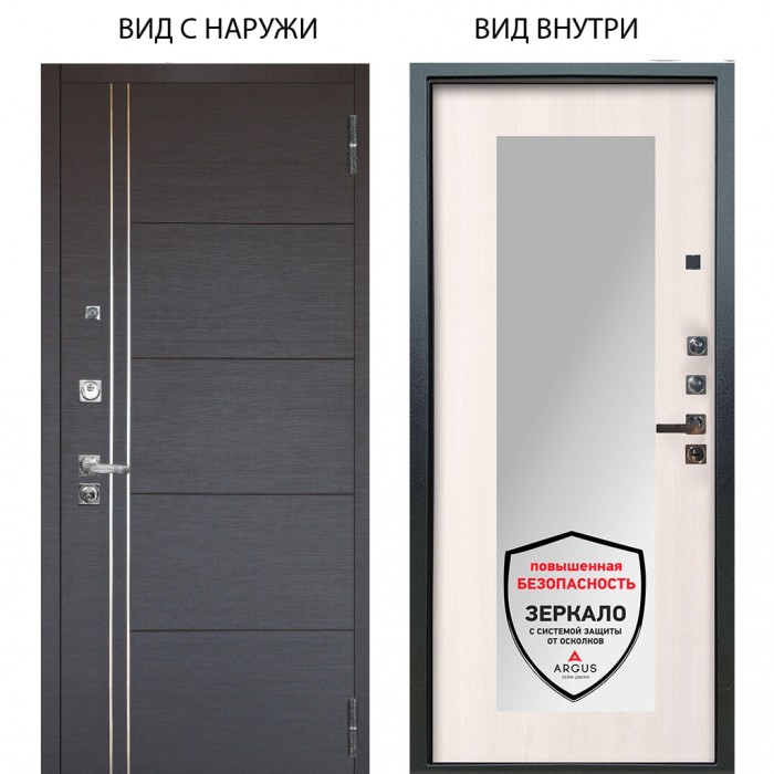 Люкс про 3К / Лофт Венге горизонт / Милли Ларче светлый