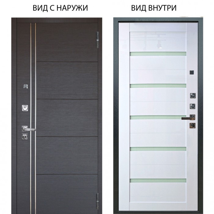 Люкс про 3К / Лофт Венге горизонт / Александра Белый глянец