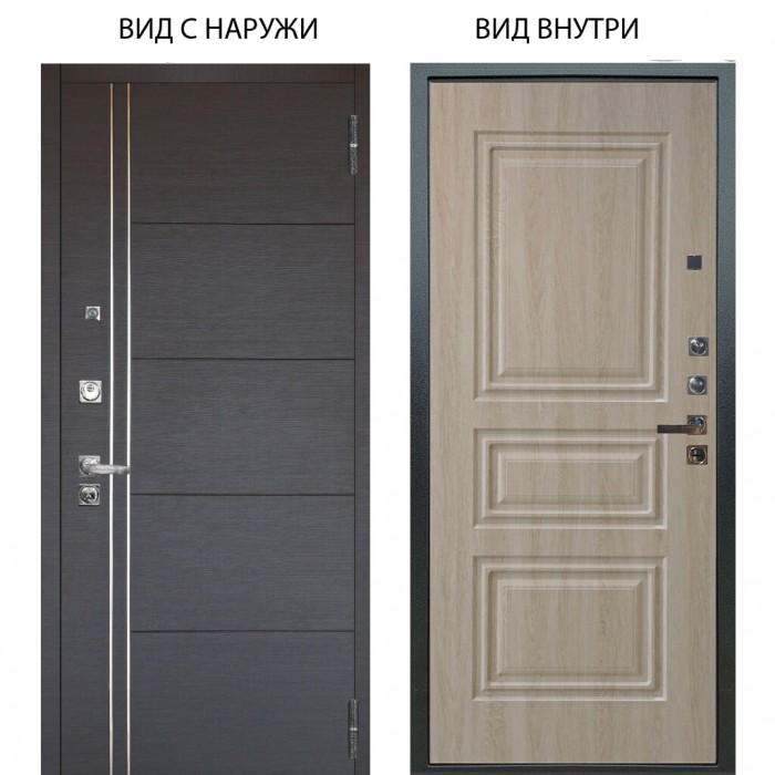 Люкс про 3К / Лофт Венге горизонт / Скиф Дуб филадельфия крем