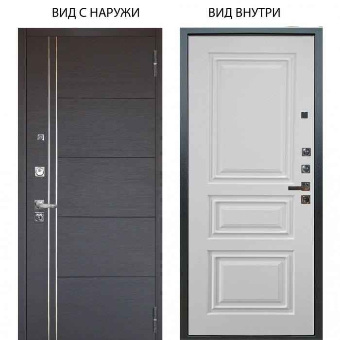 Люкс про 3К / Лофт Венге горизонт / Скиф Софт милк