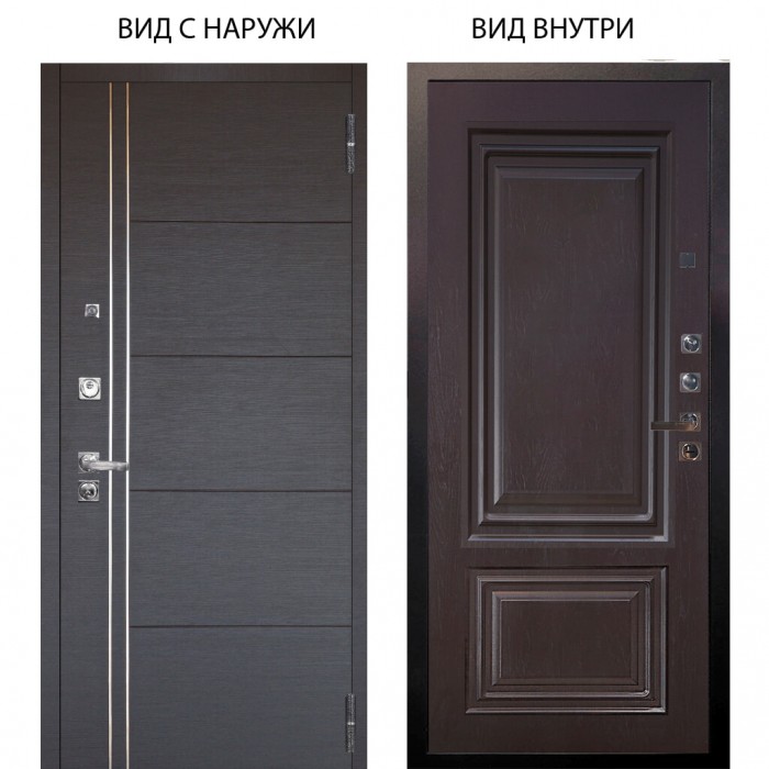 Люкс про 3К / Лофт Венге горизонт / Элион Горький шоколад