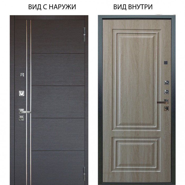 Люкс про 3К / Лофт Венге горизонт / Элион Дуб филадельфия крем