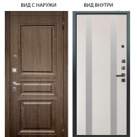 Люкс про 3К / Магистр Дуб кантри / Дуэт Белое дерево вставки Изабель