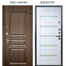 Люкс про 3К / Магистр Дуб кантри / Александра Белый глянец