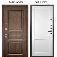 Люкс про 3К / Магистр Дуб кантри / Соренто Белая эмаль