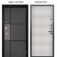 Люкс про 3К / Мичиган Силк титан - силк муссон / Агат Вельвет белый горизонт