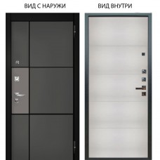 Люкс про 3К / Мичиган Силк титан - силк муссон / Агат Вельвет белый горизонт