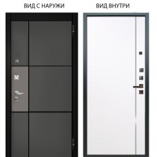 Люкс про 3К / Мичиган Силк титан - силк муссон / Гауда Роял вуд белый