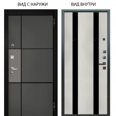 Люкс про 3К / Мичиган Силк титан - силк муссон / Дуэт Белое дерево вставки Кензо