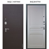 Люкс про 3К / Мичиган Силк титан - силк муссон / Каролина Белая эмаль