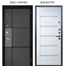 Люкс про 3К / Мичиган Силк титан - силк муссон / Александра Белый глянец