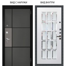 Люкс про 3К / Мичиган Силк титан - силк муссон / Мэрелин Софт милк зеркало с фацетом и пескоструем