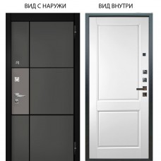Люкс про 3К / Мичиган Силк титан - силк муссон / Соренто Белая эмаль