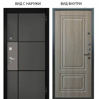 Люкс про 3К / Мичиган Силк титан - силк муссон / Элион Дуб филадельфия крем