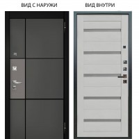 Люкс про 3К / Мичиган Силк титан - силк муссон / Александра Серый винил